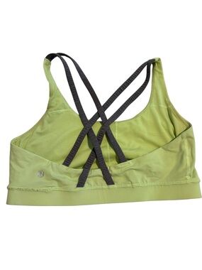 lululemon athletica Energy Sports Bra in Highlighter Lime